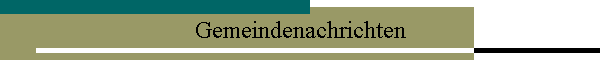 Gemeindenachrichten